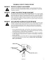 Preview for 7 page of paladin FFC PREPARATOR LAF3566 Operator'S Manual