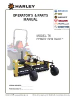 paladin HARLEY POWER BOX RAKE T6 Operator'S & Parts Manual preview