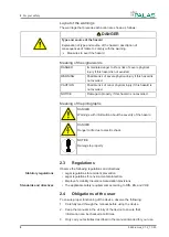 Предварительный просмотр 8 страницы Palas PAG 1000 Operating Manual