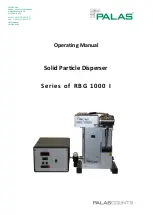 Preview for 1 page of Palas RBG 1000 I Series Operating Manual