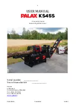 Preview for 1 page of Palax KS45S User Manual