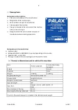 Предварительный просмотр 9 страницы Palax KS45S User Manual