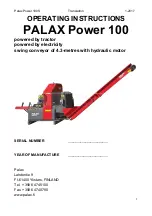 Preview for 1 page of Palax Power 100S Operating Instructions Manual