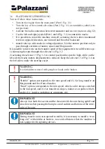 Предварительный просмотр 61 страницы PALAZZANI RAGNO TSJ 30.1 Operation And Safety Manual