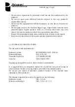 Preview for 119 page of PALAZZANI RAGNO XTJ 32 / C Operation And Maintenance Manual