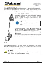 Preview for 24 page of PALAZZANI RAGNO XTJ 43 Use And Maintenance Manual