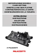 Preview for 1 page of Palazzetti 4 PULSANTI Instructions Manual