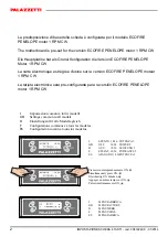 Preview for 2 page of Palazzetti 4 PULSANTI Instructions Manual