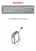 Preview for 1 page of Palazzetti Connection box Installation, User And Maintenance Manual