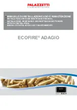 Preview for 1 page of Palazzetti Ecofire Adagio Installation, User And Maintenance Manual