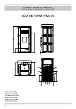 Preview for 12 page of Palazzetti ECOFIRE ANNA PRO3 V2 Description / Cleaning / Technical Data