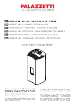 Palazzetti ECOFIRE BEATRICE Technical Data Manual предпросмотр