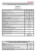 Предварительный просмотр 11 страницы Palazzetti ECOFIRE NOAH 9 Description / Cleaning / Technical Data