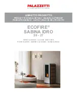 Palazzetti ECOFIRE SABINA IDRO 20 Product Technical Details preview