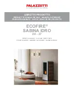 Preview for 1 page of Palazzetti ECOFIRE SABINA IDRO 20 Product Technical Details