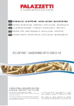 Preview for 1 page of Palazzetti ECOFIRE WILMA IDRO 18 General Information - Warnings - Installation - Maintenance