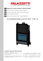 Preview for 1 page of Palazzetti ECOMONOBLOCCO WT 78F N Installation And Maintenance Manual