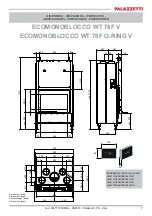 Предварительный просмотр 7 страницы Palazzetti ECOMONOBLOCCO WT 78F O2 RING V Description / Cleaning / Technical Data