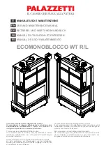 Palazzetti ECOMONOBLOCCO WT L Use And Maintenance Manual предпросмотр