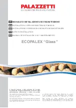 Preview for 1 page of Palazzetti Ecopalex Glass Installation, User And Maintenance Manual