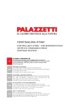 Preview for 1 page of Palazzetti ET4W Manual