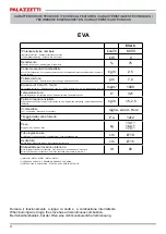 Preview for 4 page of Palazzetti EVA Product Technical Details