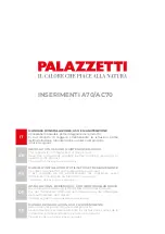 Palazzetti INSERIMENTI A70 Installation, Use And Maintenance Manual preview