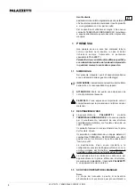 Preview for 8 page of Palazzetti MBL TERMOPALEX 78 Instructions For Use & Maintenance