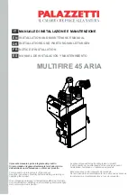 Preview for 1 page of Palazzetti MULTIFIRE 45 ARIA Installation And Maintenance Manual