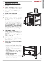 Preview for 13 page of Palazzetti Oscar General Information - Warnings - Installation - Maintenance