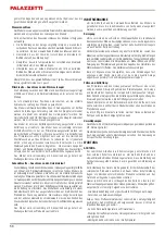 Preview for 58 page of Palazzetti P1 Installation Instructions, Use And Maintenance