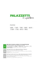 Preview for 1 page of Palazzetti PATIO 64R Instructions For Installation, Use And Maintenance Manual