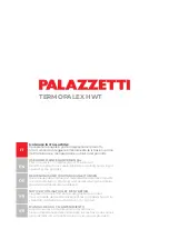 Preview for 1 page of Palazzetti TERMOPALEX HWT Use And Maintenance Manual