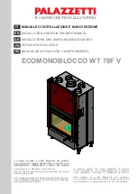 Palazzetti WT 78F V Installation And Maintenance Manual preview