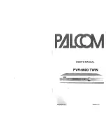 Предварительный просмотр 1 страницы Palcom PVR-6600 Twin User Manual