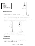 Предварительный просмотр 2 страницы PALECEK 212879 Assembly Instructions