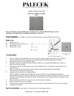 PALECEK Adrift Coco 194041 Mounting Instructions preview