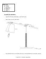 Preview for 2 page of PALECEK Hendrick 274379 Assembly Instructions