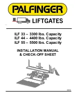 Preview for 1 page of Palfinger ILF 33 Installation Manual & Check-Off Sheet