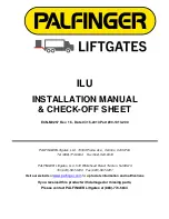 Preview for 1 page of Palfinger ILU 40 Installation Manual & Check-Off Sheet