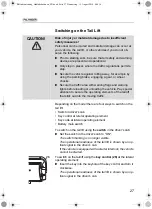 Preview for 27 page of Palfinger MBB C 1000 S Operating Instructions Manual