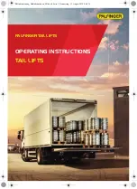 Preview for 1 page of Palfinger MBB C 500 VAN Operating Instructions Manual