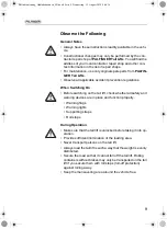 Preview for 9 page of Palfinger MBB C 500 VAN Operating Instructions Manual