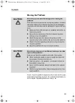 Preview for 33 page of Palfinger MBB C 500 VAN Operating Instructions Manual