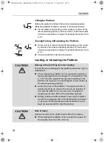 Preview for 36 page of Palfinger MBB C 500 VAN Operating Instructions Manual