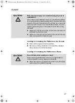 Preview for 37 page of Palfinger MBB C 500 VAN Operating Instructions Manual