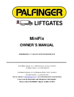 Preview for 1 page of Palfinger MiniFix Owner'S Manual