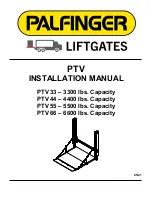 Palfinger PTV 33 Installation Manual preview