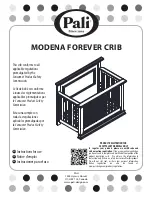 Предварительный просмотр 1 страницы PALI MODENA FOREVER Instructions For Use Manual