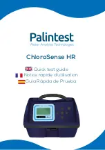 Preview for 1 page of palintest ChloroSense HR Quick Test Manual